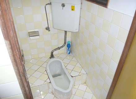 和式トイレの写真